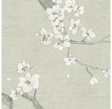 Behang met bloemmotief