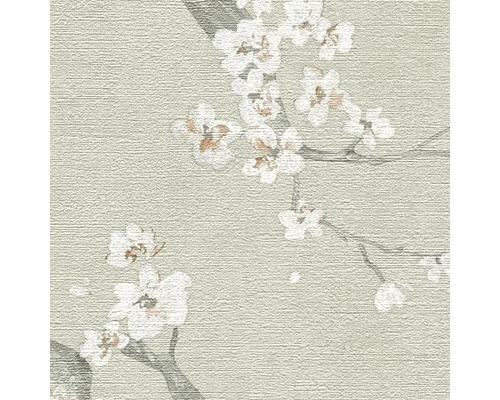 Behang met bloemmotief