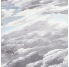 Close-up van een behang met wolkenpatroon