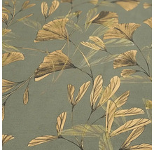 Behang met bladerpatroon