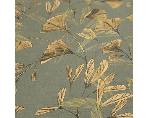 Behang met bladerpatroon
