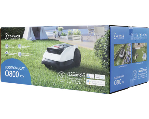 Verpakking van de Ecovacs Goat O800 RTK robotmaaier