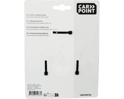 Hulpkoppeling klem met veer