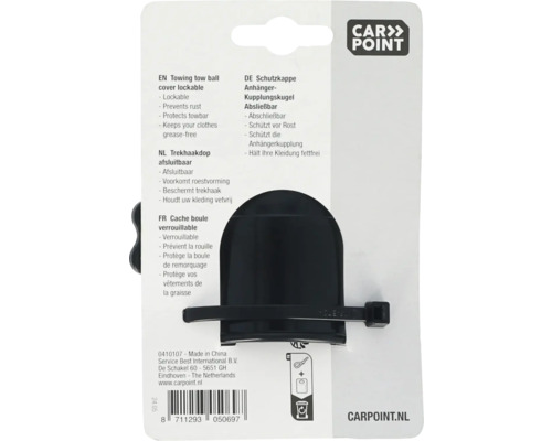 Afsluitbare trekhaakdop