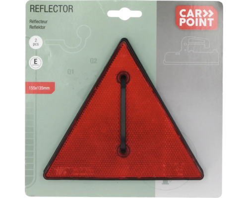 Driehoekige reflector in een verpakking van twee stuks