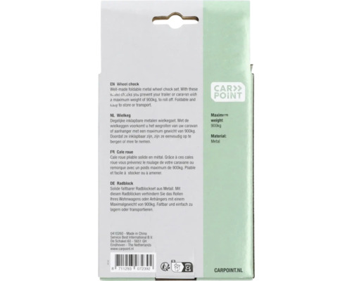 Metalen wielkegset, inklapbaar, maximaal gewicht 900 kg