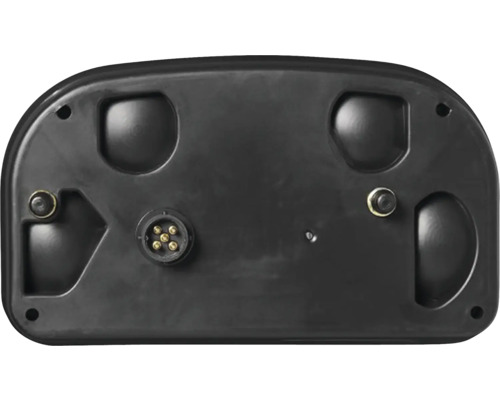 Achterkant van een aanhangerlamp met stekker