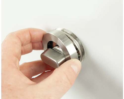 Hand bedient een roestvrijstalen deurvergrendeling