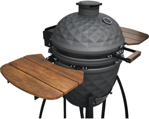 Keramische barbecue met bijzettafels voor buiten