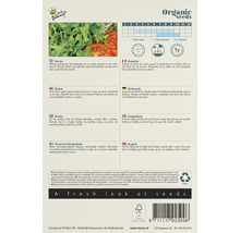 Biologisch zadenpakket rucola met instructies voor zaaien en oogsten