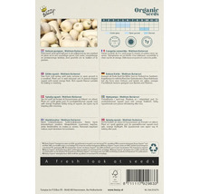 Buzzy Organic Waltham Butternut zadenverpakking met instructies over zaaien, oogsten en gebruiken