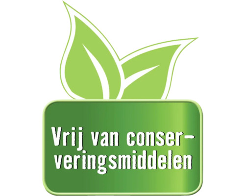 Vrij van conserveringsmiddelen symbool