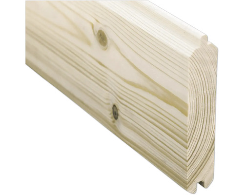 Houten profielplank van sparrenhout