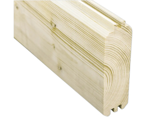 Houten balk met tand en groef voor bouwprojecten