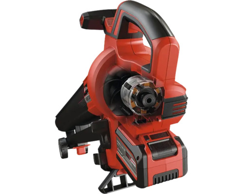 Accubladblazer met hakselaar