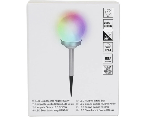 LED-zonne-bollamp met kleurverandering voor tuinverlichting