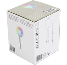 Verpakking van een LED-solar lamp in bolvorm met kleurverandering