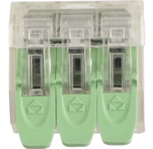 Drievoudige klemconnector voor elektrische bedrading