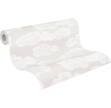 Rol behang met wolkenpatroon