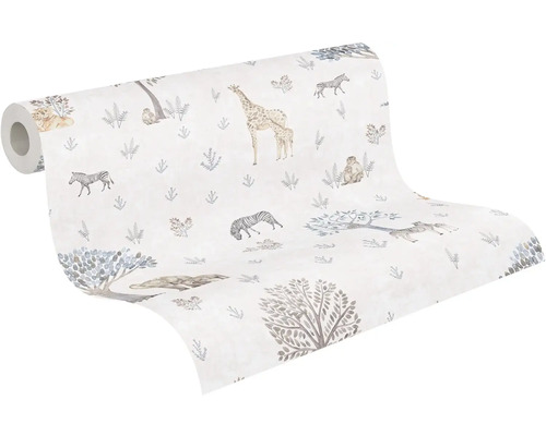 Behangrol met dierenmotief