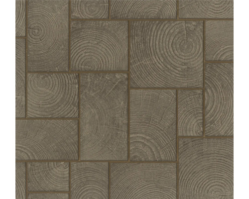 MARBURG Vliesbehang 85763 Natural Opulence houtoptiek bruin Tegels met boomstammotief