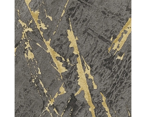 Behang met abstract patroon en marmerlook