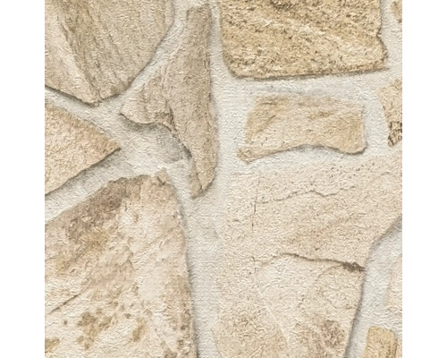 Behang met steenmotief