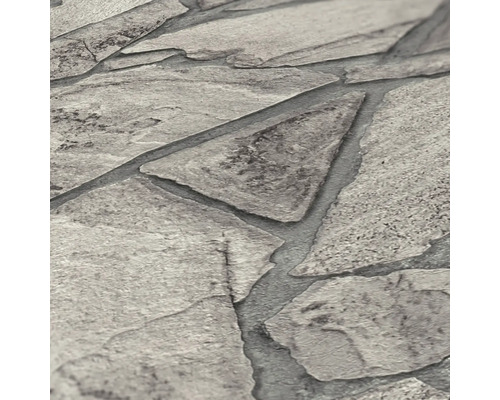 Close-up van een behang met steenmotief