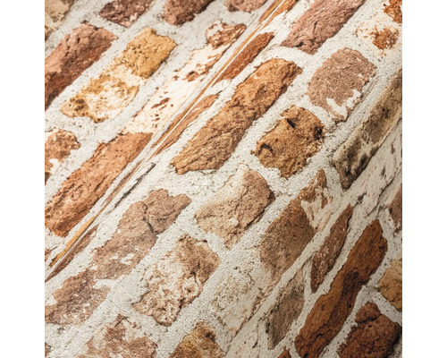 Behang met baksteenpatroon