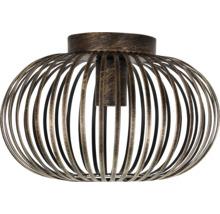 Plafondlamp van metaal met kooi-ontwerp