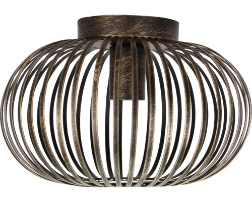 Plafondlamp van metaal met kooi-ontwerp