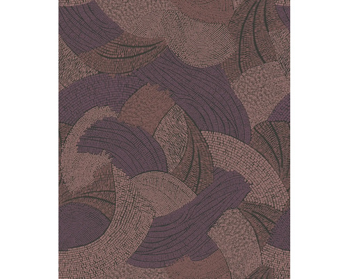 Behang met abstract patroon van halve cirkels