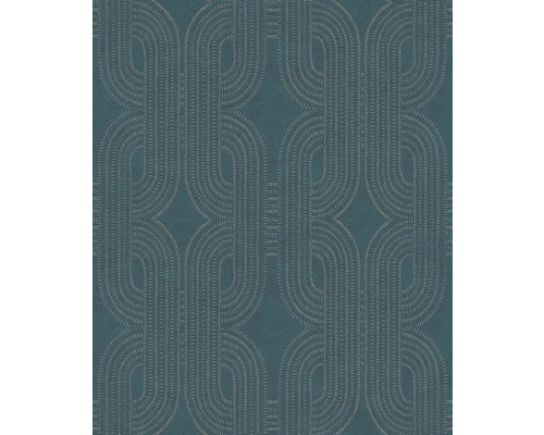 Behang met herhalend, abstract patroon van bogen