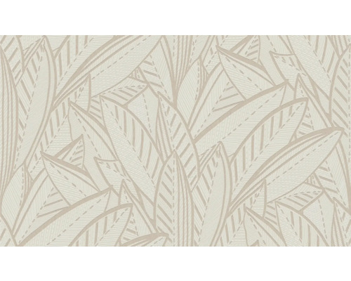 Behang met bladerpatroon
