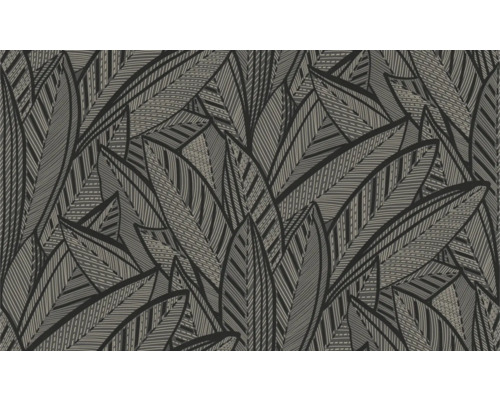 Behang met bladerpatroon