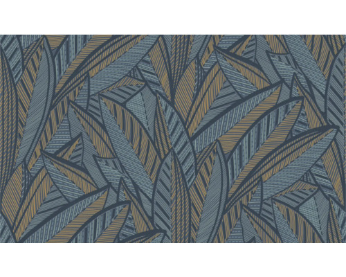 Behang met grafisch bladerenontwerp