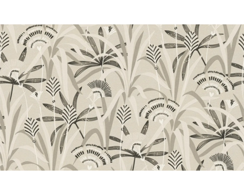 Behang met bloemmotief