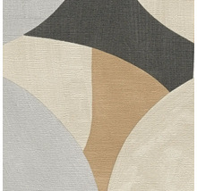 Behang met geometrische vormen en textuur