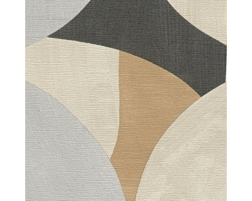 Behang met geometrische vormen en textuur