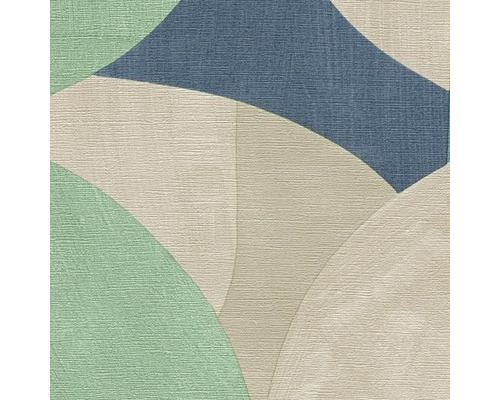 Behang met abstract golvend patroon