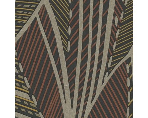 Close-up van een behang met een abstract geometrisch patroon