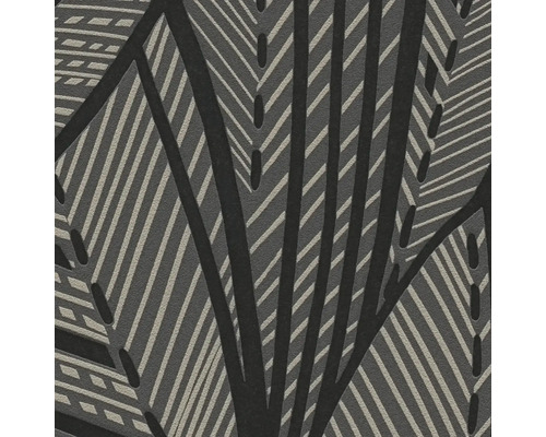 Behang met een geometrisch streepjespatroon