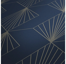 Behang met geometrisch waaierpatroon