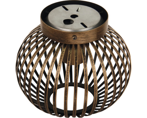 Plafondlamp met metalen lamellen lampenkap
