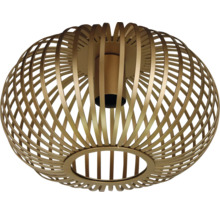 Bolvormige plafondlamp van metalen strips