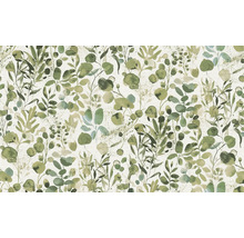 Behang met plantenmotief