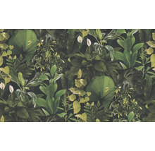 Behang met verschillende plantmotieven