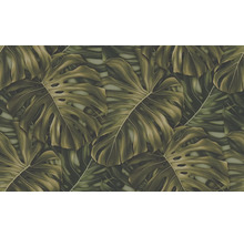Behang met Monstera-bladmotief