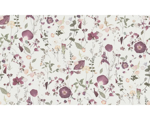 Behang met bloemenpatroon