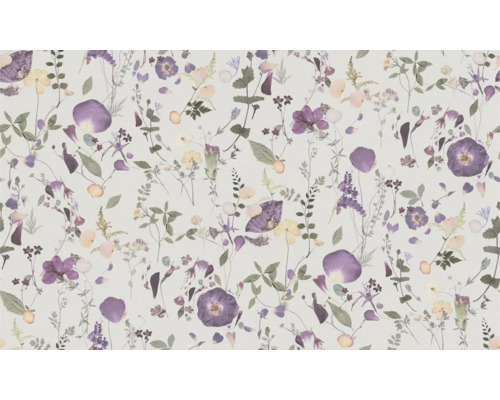 Behang met bloemmotief